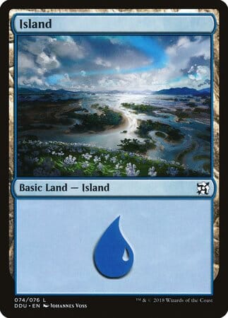 Island (74) [Duel Decks: Elves vs. Inventors] MTG Single Magic: The Gathering  | Multizone: Comics And Games