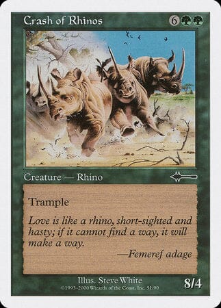 Crash of Rhinos [Beatdown Box Set] MTG Single Magic: The Gathering  | Multizone: Comics And Games