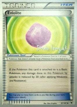 Eviolite (91/101) (Terraki-Mewtwo - Shuto Itagaki) [World Championships 2012] Pokemon Single Pokémon  | Multizone: Comics And Games
