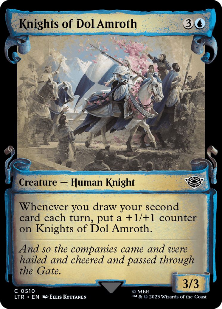 Knights of Dol Amroth [The Lord of the Rings: Tales of Middle-Earth Showcase Scrolls] MTG Single Magic: The Gathering  | Multizone: Comics And Games