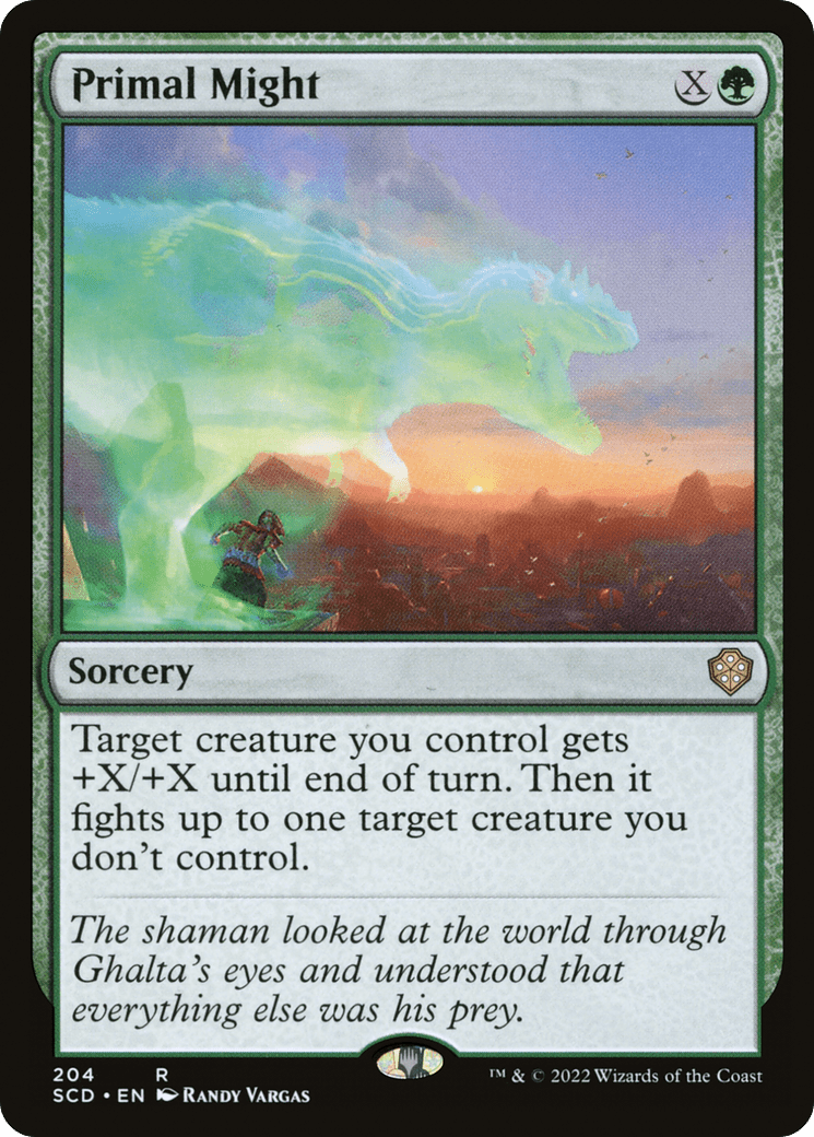 Primal Might [Starter Commander Decks] MTG Single Magic: The Gathering  | Multizone: Comics And Games