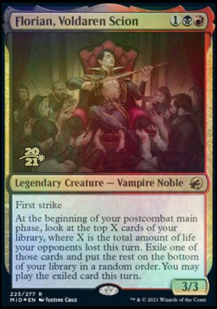 Florian, Voldaren Scion [Innistrad: Midnight Hunt Prerelease Promos] MTG Single Magic: The Gathering  | Multizone: Comics And Games