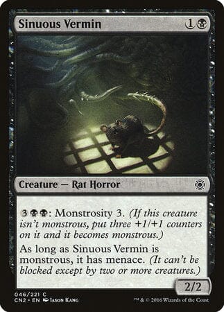 Sinuous Vermin [Conspiracy: Take the Crown] MTG Single Magic: The Gathering  | Multizone: Comics And Games