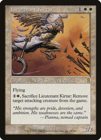 Lieutenant Kirtar [Odyssey] MTG Single Magic: The Gathering  | Multizone: Comics And Games