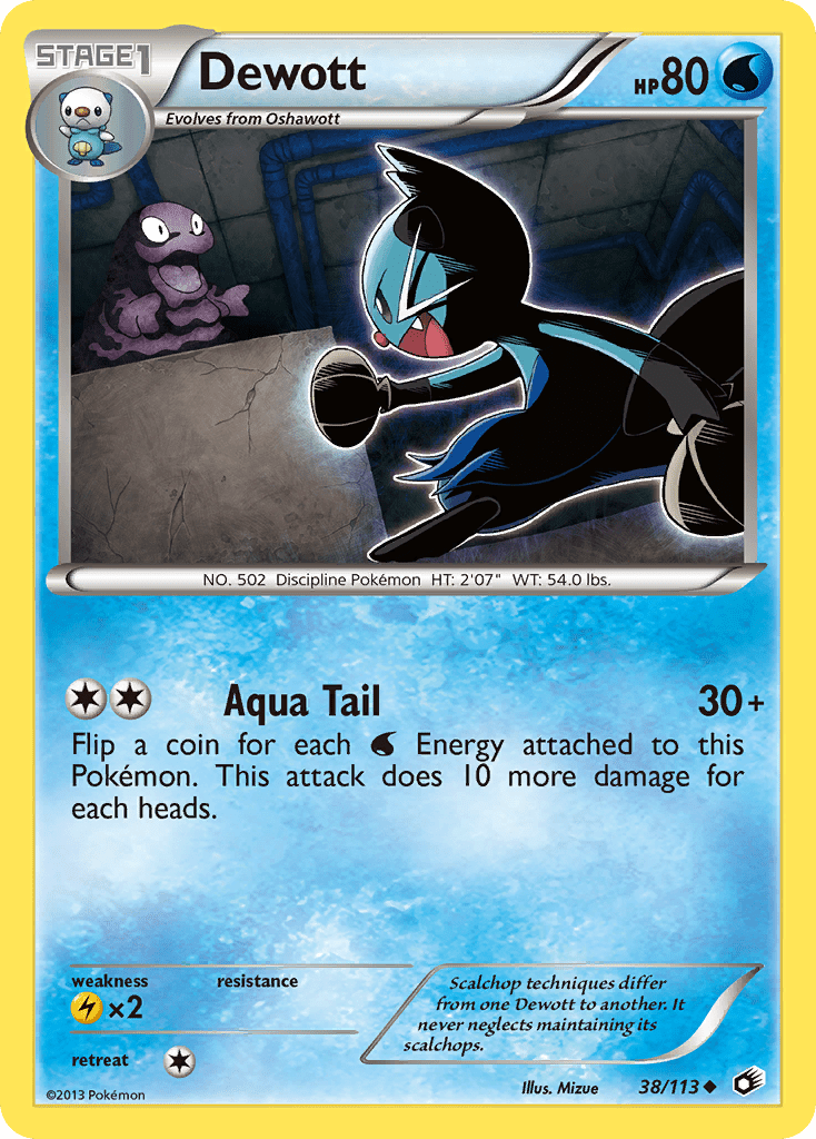 Dewott (38/113) [Black & White: Legendary Treasures] Pokemon Single Pokémon  | Multizone: Comics And Games