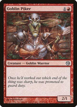 Goblin Piker [Duels of the Planeswalkers] MTG Single Magic: The Gathering  | Multizone: Comics And Games
