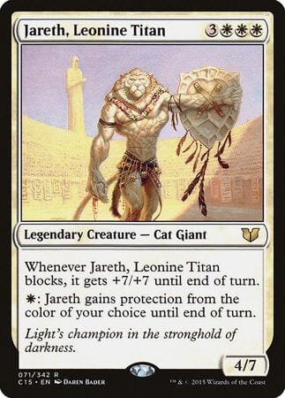 Jareth, Leonine Titan [Commander 2015] MTG Single Magic: The Gathering  | Multizone: Comics And Games