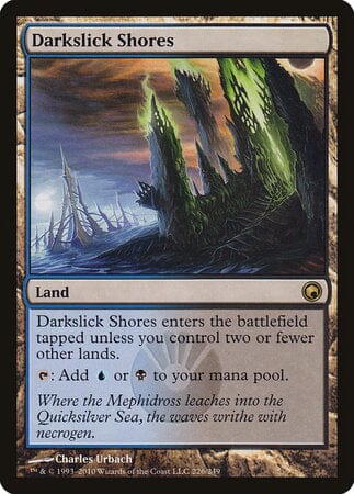 Darkslick Shores [Scars of Mirrodin] MTG Single Magic: The Gathering  | Multizone: Comics And Games