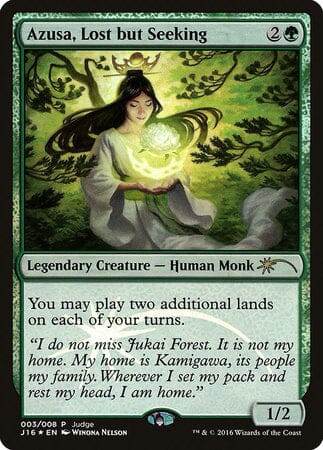 Azusa, Lost but Seeking [Judge Gift Cards 2016] MTG Single Magic: The Gathering  | Multizone: Comics And Games