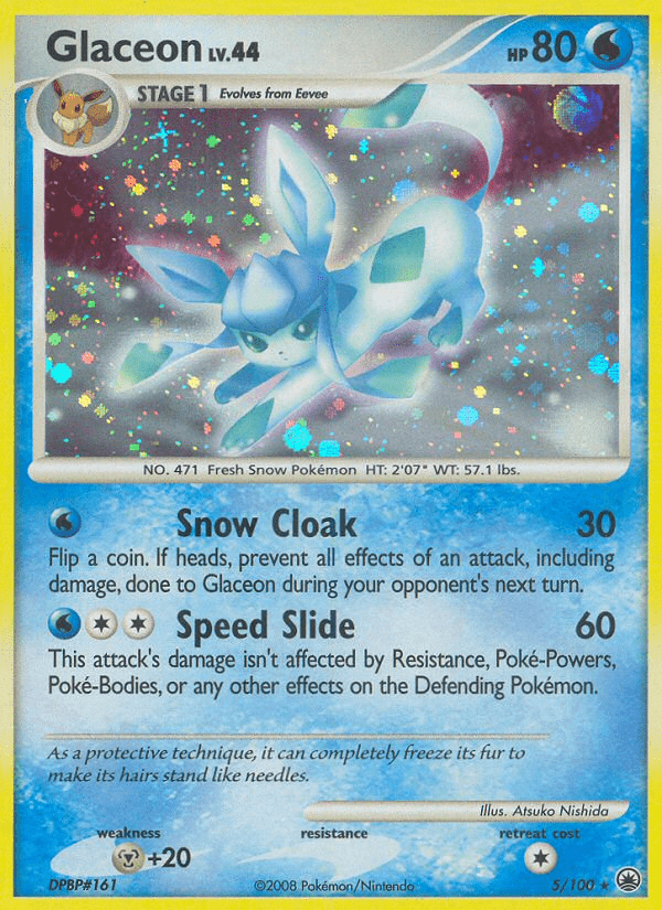 Glaceon (5/100) [Diamond & Pearl: Majestic Dawn] Pokemon Single Pokémon  | Multizone: Comics And Games