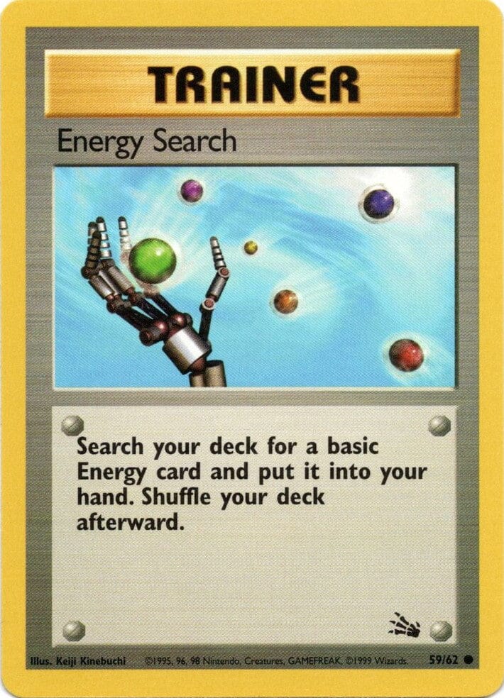 Energy Search (59/62) [Fossil Unlimited] Pokemon Single Pokémon  | Multizone: Comics And Games