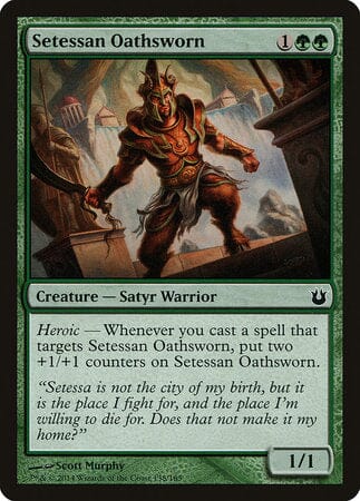 Setessan Oathsworn [Born of the Gods] MTG Single Magic: The Gathering  | Multizone: Comics And Games
