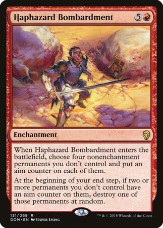 Haphazard Bombardment [Dominaria] MTG Single Magic: The Gathering  | Multizone: Comics And Games