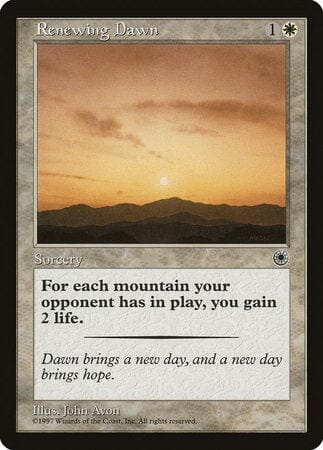 Renewing Dawn [Portal] MTG Single Magic: The Gathering  | Multizone: Comics And Games