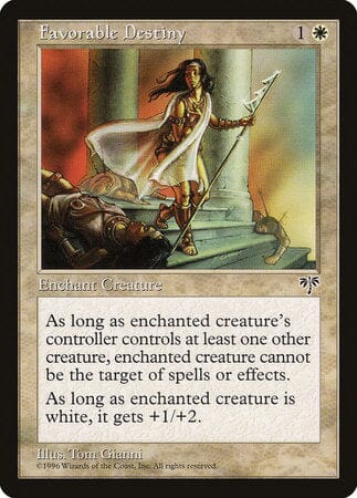 Favorable Destiny [Mirage] MTG Single Magic: The Gathering  | Multizone: Comics And Games