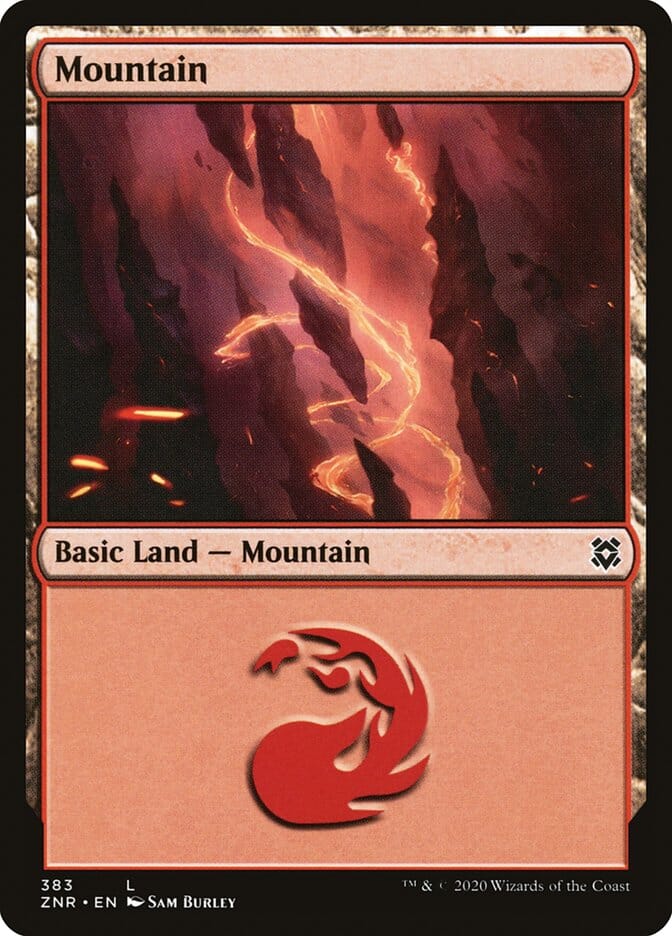 Mountain (383) [Zendikar Rising] MTG Single Magic: The Gathering  | Multizone: Comics And Games