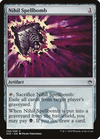 Nihil Spellbomb [Masters 25] MTG Single Magic: The Gathering  | Multizone: Comics And Games