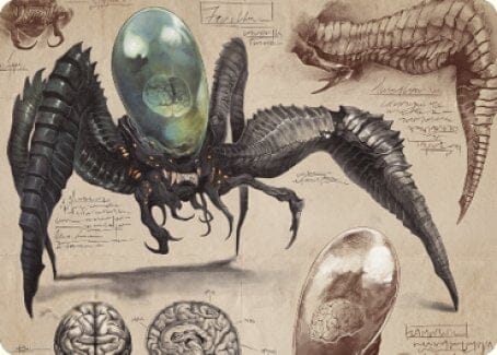 Psychosis Crawler Art Card [The Brothers' War Art Series] MTG Single Magic: The Gathering  | Multizone: Comics And Games