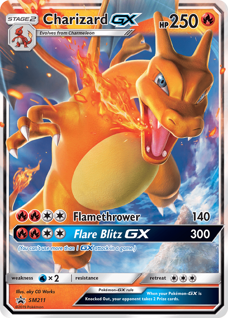 Charizard GX (SM211) [Sun & Moon: Black Star Promos] Pokemon Single Pokémon  | Multizone: Comics And Games