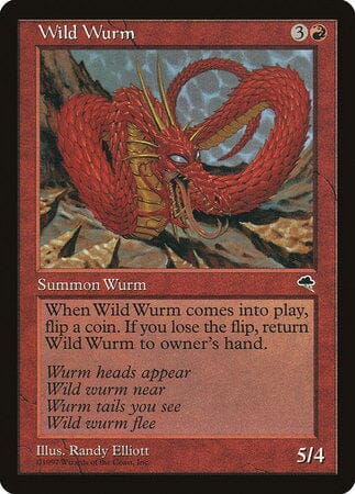 Wild Wurm [Tempest] MTG Single Magic: The Gathering  | Multizone: Comics And Games