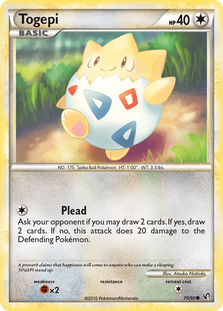 Togepi (70/90) [HeartGold & SoulSilver: Undaunted] Pokemon Single Pokémon  | Multizone: Comics And Games