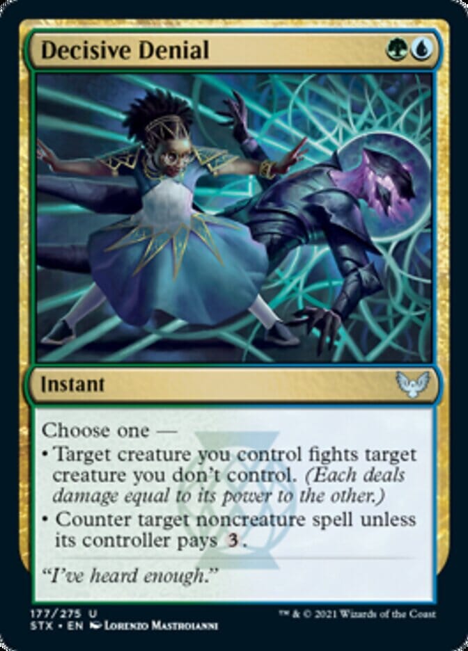 Decisive Denial [Strixhaven: School of Mages] MTG Single Magic: The Gathering  | Multizone: Comics And Games