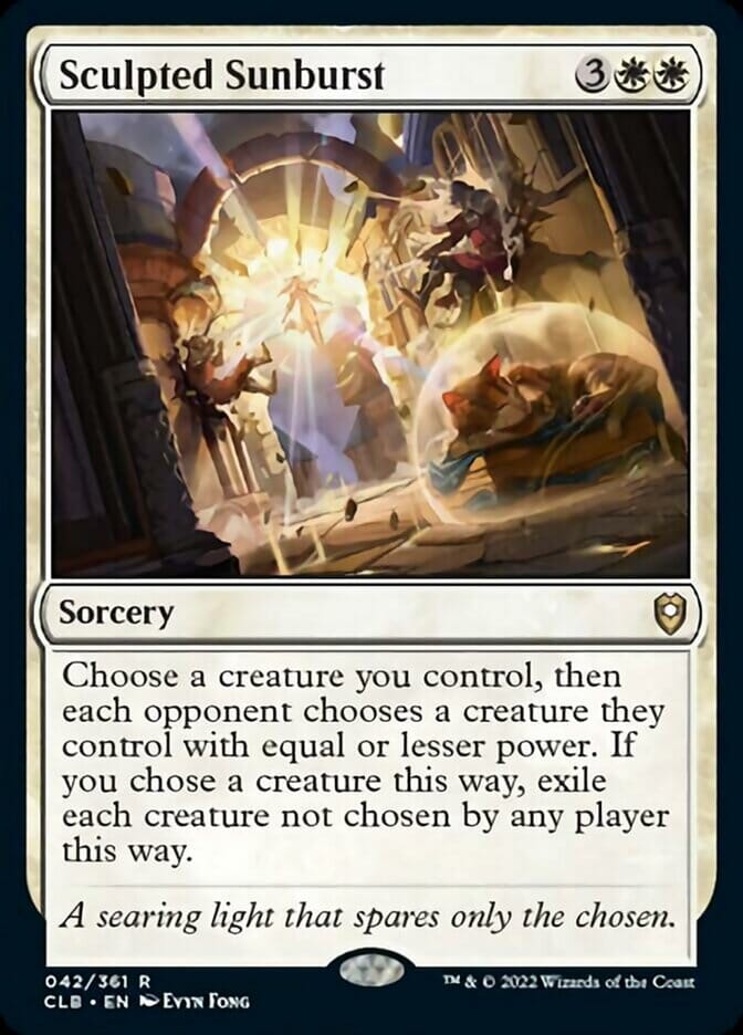 Sculpted Sunburst [Commander Legends: Battle for Baldur's Gate] MTG Single Magic: The Gathering  | Multizone: Comics And Games