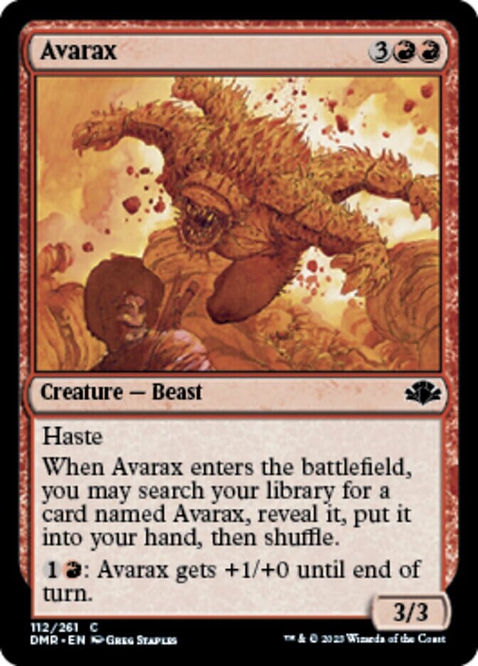 Avarax [Dominaria Remastered] MTG Single Magic: The Gathering  | Multizone: Comics And Games
