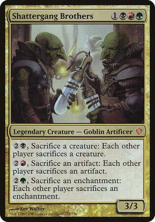 Shattergang Brothers (Commander 2013) [Commander 2013 Oversized] MTG Single Magic: The Gathering  | Multizone: Comics And Games