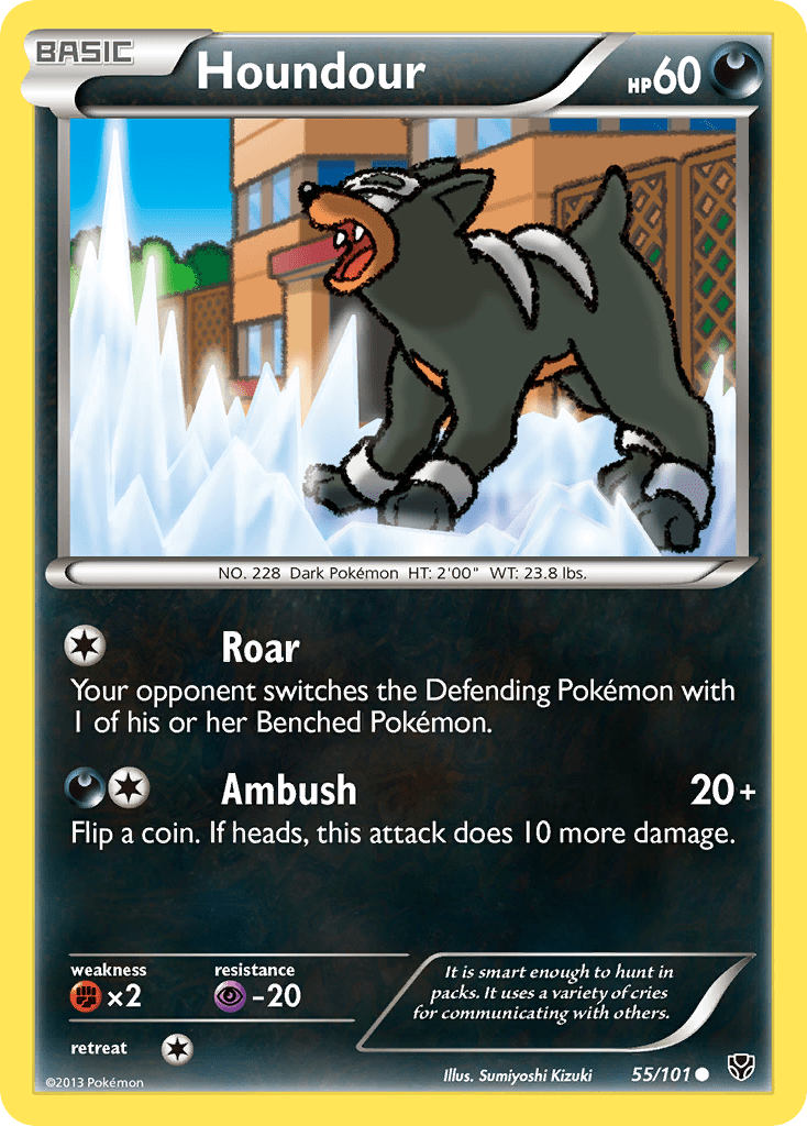 Houndour (55/101) [Black & White: Plasma Blast] Pokemon Single Pokémon  | Multizone: Comics And Games