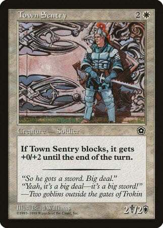 Town Sentry [Portal Second Age] MTG Single Magic: The Gathering  | Multizone: Comics And Games