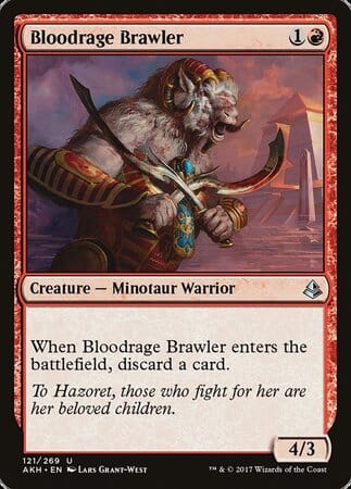 Bloodrage Brawler [Amonkhet] MTG Single Magic: The Gathering  | Multizone: Comics And Games