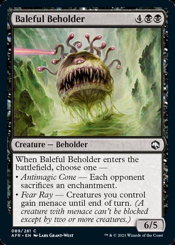 Baleful Beholder [Dungeons & Dragons: Adventures in the Forgotten Realms] MTG Single Magic: The Gathering  | Multizone: Comics And Games