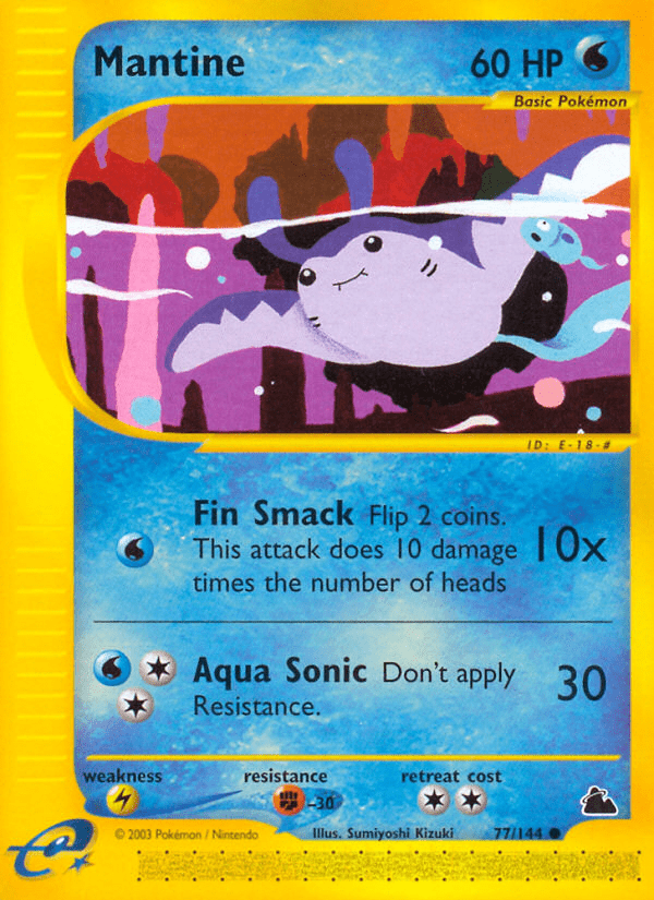 Mantine (77/144) [Skyridge] Pokemon Single Pokémon  | Multizone: Comics And Games