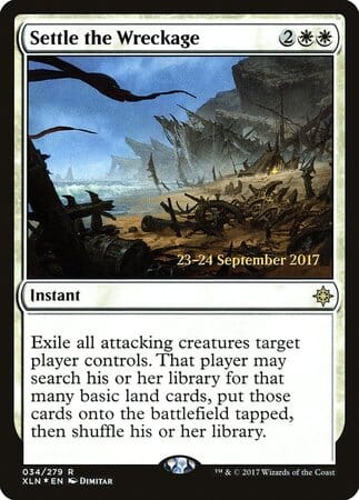 Settle the Wreckage [Ixalan Promos] MTG Single Magic: The Gathering  | Multizone: Comics And Games