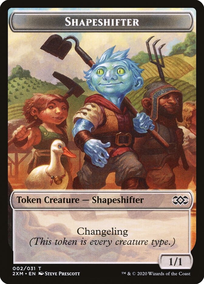 Shapeshifter Token [Double Masters] MTG Single Magic: The Gathering  | Multizone: Comics And Games