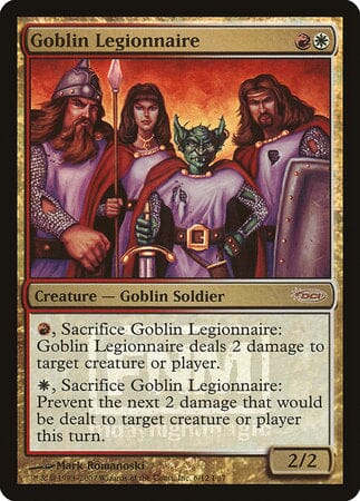 Goblin Legionnaire [Friday Night Magic 2007] MTG Single Magic: The Gathering  | Multizone: Comics And Games