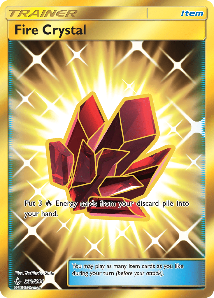 Fire Crystal (231/214) [Sun & Moon: Unbroken Bonds] Pokemon Single Pokémon  | Multizone: Comics And Games