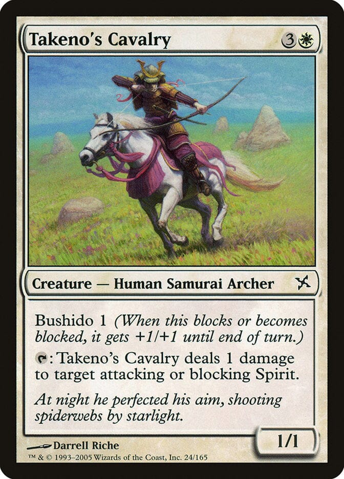Takeno's Cavalry [Betrayers of Kamigawa] MTG Single Magic: The Gathering  | Multizone: Comics And Games