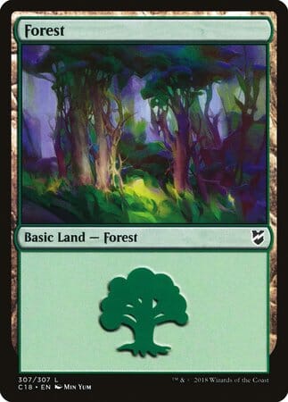 Forest (307) [Commander 2018] MTG Single Magic: The Gathering  | Multizone: Comics And Games