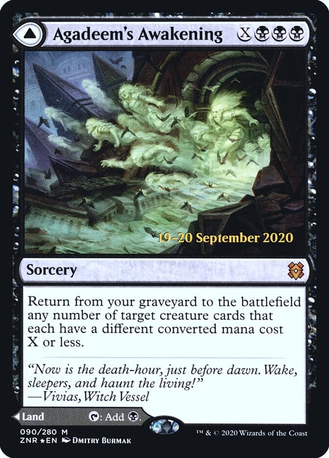 Agadeem's Awakening // Agadeem, the Undercrypt [Zendikar Rising Prerelease Promos] MTG Single Magic: The Gathering  | Multizone: Comics And Games