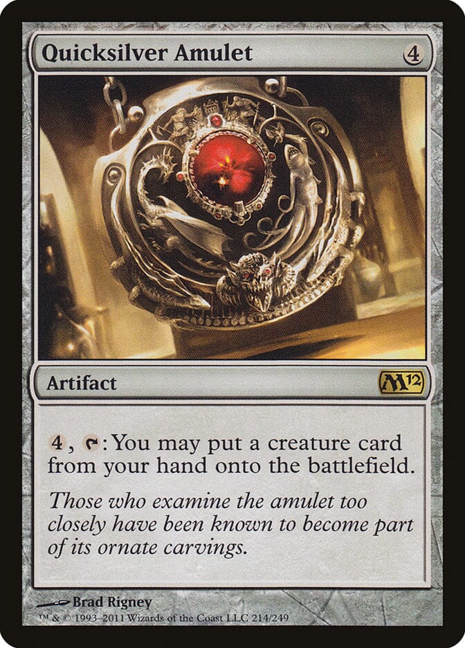 Quicksilver Amulet [Magic 2012] MTG Single Magic: The Gathering  | Multizone: Comics And Games