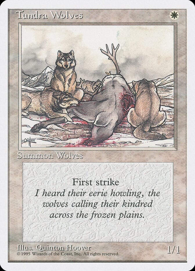 Tundra Wolves [Fourth Edition] MTG Single Magic: The Gathering  | Multizone: Comics And Games