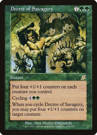 Decree of Savagery [Scourge] MTG Single Magic: The Gathering  | Multizone: Comics And Games
