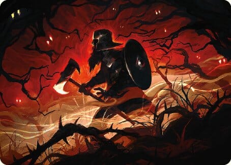 Gimli, Counter of Kills Art Card (44/81) [The Lord of the Rings: Tales of Middle-earth Art Series] MTG Single Magic: The Gathering  | Multizone: Comics And Games