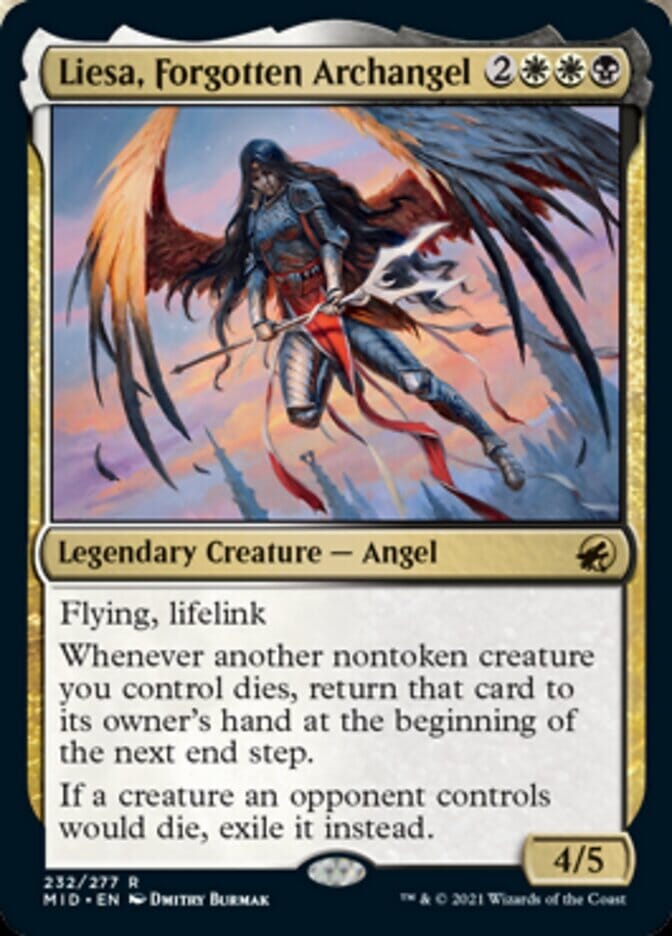 Liesa, Forgotten Archangel [Innistrad: Midnight Hunt] MTG Single Magic: The Gathering  | Multizone: Comics And Games