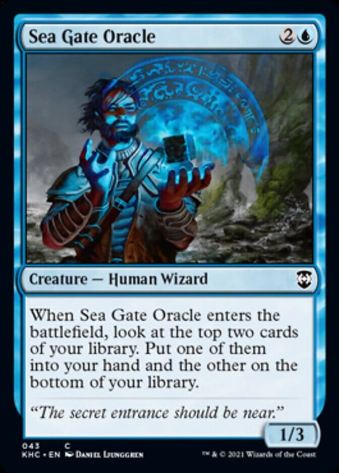 Sea Gate Oracle [Kaldheim Commander] MTG Single Magic: The Gathering  | Multizone: Comics And Games