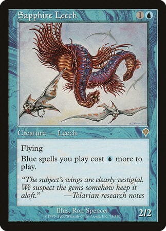 Sapphire Leech [Invasion] MTG Single Magic: The Gathering  | Multizone: Comics And Games