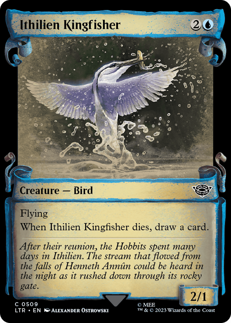 Ithilien Kingfisher [The Lord of the Rings: Tales of Middle-Earth Showcase Scrolls] MTG Single Magic: The Gathering  | Multizone: Comics And Games