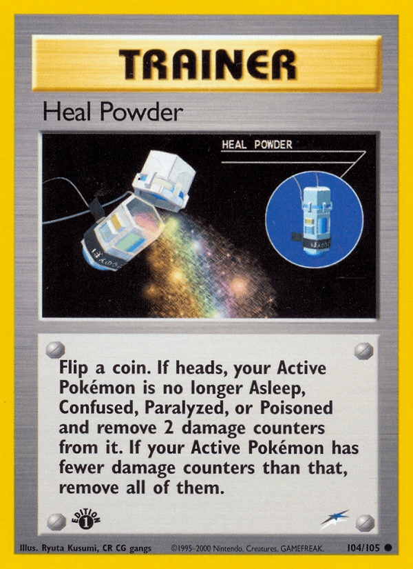 Heal Powder (104/105) [Neo Destiny 1st Edition] Pokemon Single Pokémon  | Multizone: Comics And Games